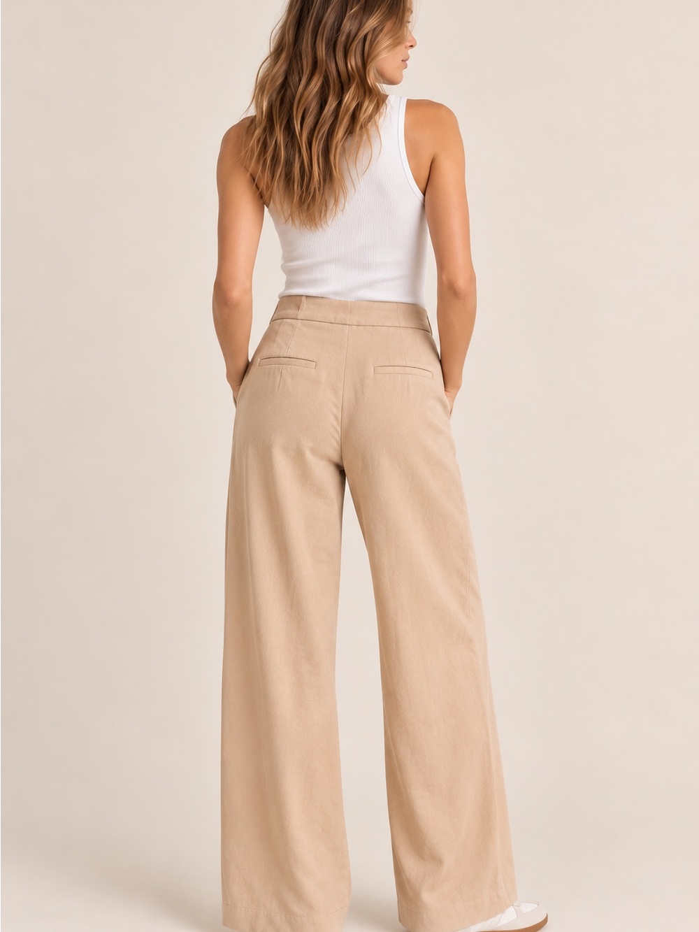Express - Wide Leg Trouser Pants - Picture 2 of 12